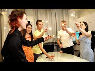 Students Celebrate New Year With Hot Big Orgy