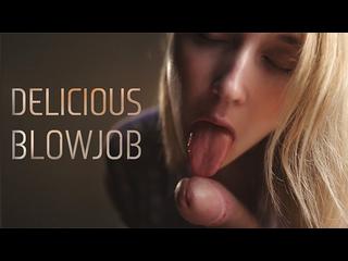 Delicious Blowjob From a Blue-Eyed Blonde