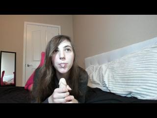 Braces Sucks And Rides Dildo