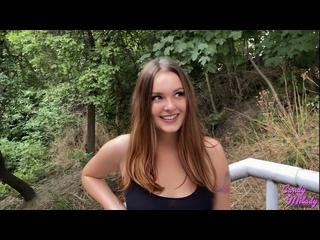 Дай еще денег и трахни меня! Русская красавица публично показала сиськи - Candy Milady