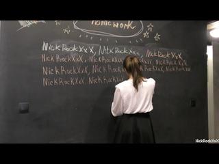 Old teacher fucked student in anal because she disrupted lessons at school