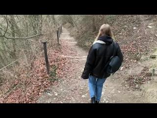 Extreme BlowJob nearby Historic Castle  We Almost Got Caught Huge Cumshot