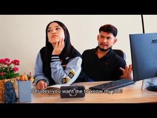 Cheeky schoolgirl gets her teacher to fuck her right in the middle of class - Sofi Becker