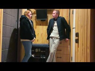 Познакомился на улице и трахнул дома блондинку с большой жопой