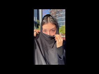 Хиджаб на, глаза закрыты... Сегодня вечером я твоя мечта в кино