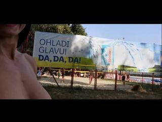 Milf Lilly completely naked teasing volleyball players