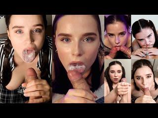 Compilation of juicy blowjobs and cumshots