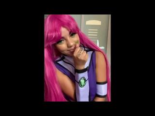 Starfire’s teasing & twerking mission! Onlyfans MariaaSkyy