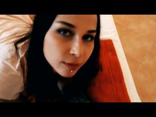 Hot girl drinks Cum from oyster shell