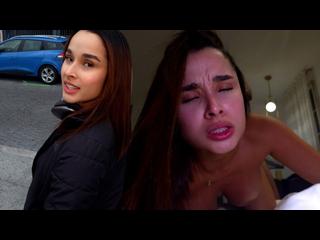 Латинская модель с большой задницей трахает туриста в МАДРИДЕ! - Абелла Олсен