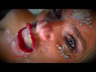 Dutch milf facial🍆💦 Best cumslut😍 Swallow his big load of hot Cum😈💦