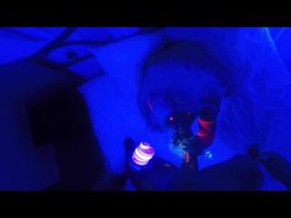 SecretCrush - Succubus POV Fucking & Blowjob Covers Ass In UV Body Paint
