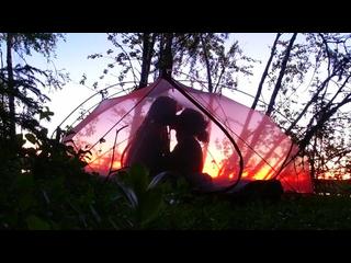 One of our first dates under the midnight sun in northern Sweden - RosenlundX