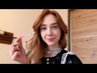 What to do if your maid is pregnant after a creampie? Fuck her hard again! - Loly Nebel