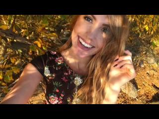 Outdoor Blowjob and Cum in Mouth! - Sweet Teen Doing Blowjob on the Beach.