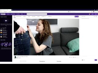 Gamer girl forgets to turn off the stream after playing Fortnite 