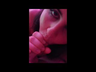 May gives daddy sensual blow job