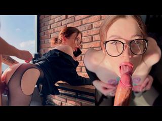 Hot slut talking on the phone with her husband while her friend fucks her.