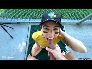 Pornhub Model Fucks in Public Dugout - Blowjob, Rimjob, Cumkiss - TabbyNoName