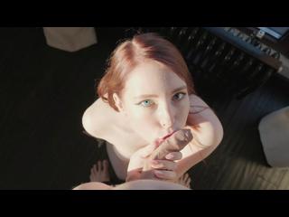 HOT POV BLOWJOB (Oral creampie) - MollyRedWolf