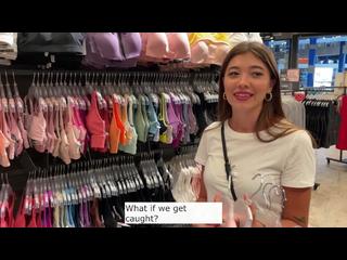 Blowjob in Fitting Room / too Much Cum in her Mouth