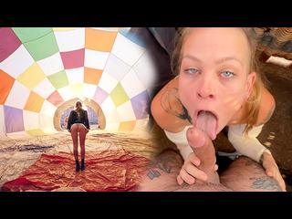 Sammmnextdoor Date Night #05 - Passionate sunrise sex (she swallows) over pyramids in an air balloon