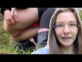 18yo Outdoor and Public Mix. Masturbation and Pissing