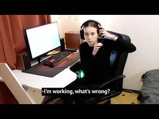 -Im busy, Ill be free in an hour, be patient.