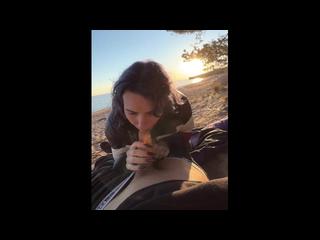 Outdoor sex and blowjob in public - Real Couple Homemade