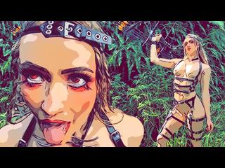 SecretCrush - Babe Craving Cock Dominates Tied Up Hunter During Apocalypse