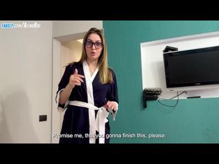 MILF Stepmom catches her stepson jerking off