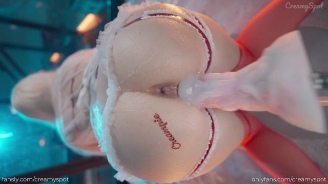 Cum Flood Warning! The dildo fills me up until I can't stop screaming! | from model - Creamy Spot  